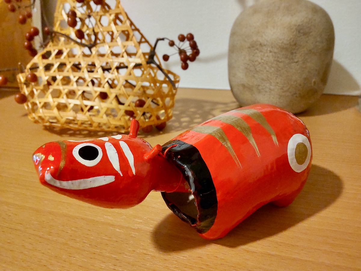 Akabeko, a traditional folk toy from Fukushima Prefecture
