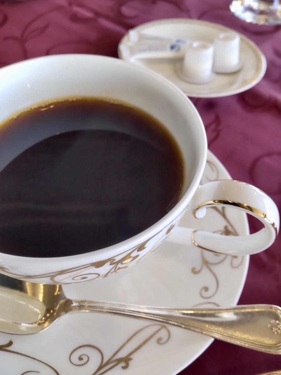 Coffee served on Symphony Tokyo Bay Cruise