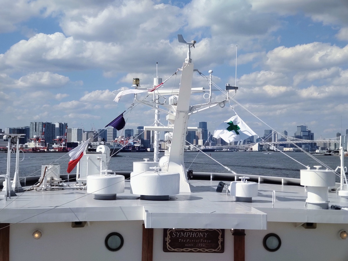 From the upper deck of the Symphony cruise