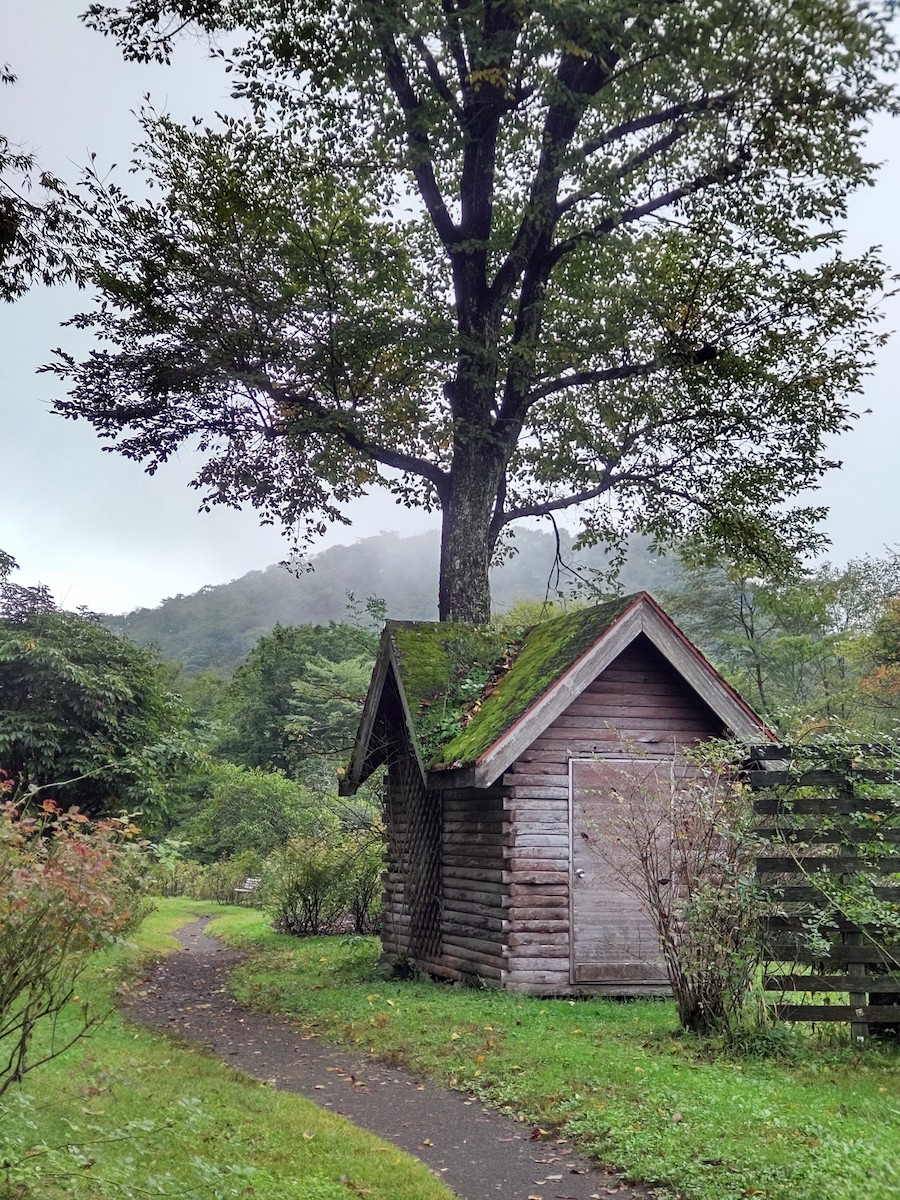 A small hut in Karuizawa Taliesin Park