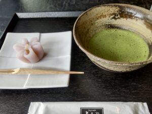 A Quiet Matcha Moment in Kabukiza Tower, Tokyo